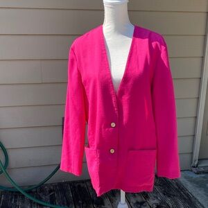 Hot pink vintage SAG Harbor blazer